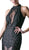 Cinderella Divine - High Halter Neck Sheer Embellished Evening Gown