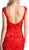 Cinderella Divine - 5029 Cap Sleeve Bateau Neck Lace Mermaid Evening Gown