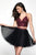 Intrigue - 467 Embellished Two Piece Tulle A-line Dress