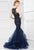 Ivonne D for Mon Cheri - 117D62 Trumpet Gown in Blue