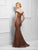 Ivonne D for Mon Cheri - 117D71 A-Line Gown in Brown