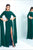 Ieena Duggal  - Hi Neck Gown Style 25536I in Green