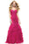 Janique JA1363 - Strapless Fitted Mermaid Long Gown in Pink