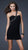 La Femme - Floral Accented Ruched Sweetheart Sheath Cocktail Dress 14612 In Black