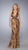 La Femme - Luxurious Beaded V-Neck Sheath Dress 13266 in Print