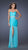 La Femme - Interlaced Sweetheart Modified A-Line Gown with Split Fishtail 19764 In Blue