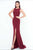 Ieena Duggal  - Cap Gown Style 25354I in Red