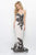 Blush - Laced Sweetheart Mermaid Gown 11241 In White and Black