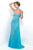 Blush - Beaded Sweetheart Tulle Dress 11246 in Blue