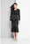 Terani Couture - Sleek Dress with Ornate Jacket 1525S0967B in Black
