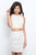 Blush - C406 Two Piece Lace Short Dress In White and Nude