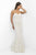 Blush - Laced Sweetheart Trumpet Dress 11110 in White and Neutral