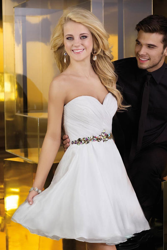 Alyce Paris Homecoming - 3547 Dress in White