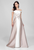 Terani Couture - Sophisticated Floral Embroidered Off The Shoulder A-line Gown 1721M4702 in White