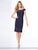 Social Occasions by Mon Cheri - 117818 Fit And Flare Dress in Blue