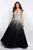 Blush - C1075 Beaded Sweetheart Ballgown In Black