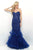 Blush - Sweetheart Tulle Mermaid Dress 11333 In Blue