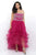 Beaded Layered Long Dress 11271W