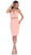 Illusion Halter Sheath Cocktail Dress