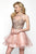 Intrigue - 472 Glittering Metallic Lace Tulle A-line Dress