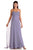 Alexia Designs - 1910 Criss Cross Pleated A-Line Dress In Purple