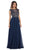 Embellished Illusion Bateau A-line Prom Dress