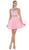 May Queen - Floral Halter A-line Cocktail Dress