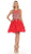 Sleeveless Ornate Lace Illusion Cocktail Dress