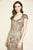 Tadashi Shoji - Nowak Sequin Embroidered Gown In Gold and Silver