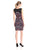 Jax 1ZBJ93M Multi-Colored V Printed Dress in Blue, Multi Color
