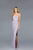 Scala - 48931 Fully Sequin Embellished Long Sheath Gown with Side slit In Purple