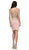 Dancing Queen - 2001 Lace Offa Shoulder Sheath Cocktail Dress in Pink