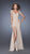 La Femme - Elegant Lace Cap Sleeve Evening Dress 20011 In Neutral