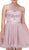 Dancing Queen - 2002 Embellished Illusion Halter A-Line Cocktail Dress