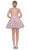 Dancing Queen - 2002 Embellished Illusion Halter A-Line Cocktail Dress
