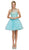 Dancing Queen - 2003 Scroll Bodice Cutout Cocktail Dress In Green