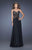 La Femme - 20031 Embellished Sweetheart A-line Dress In Black