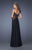 La Femme - 20031 Embellished Sweetheart A-line Dress In Black