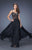 La Femme - 20031 Embellished Sweetheart A-line Dress In Black