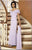 Daymor Couture - 2003 Ruffles Off Shoulder Evening Gown In Purple