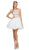 Dancing Queen - 2005 Ornamented Sweetheart Bodice Cocktail Dress in White