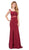 Dancing Queen - 2006 Embroidered Sheer Mermaid Prom Dress in Red