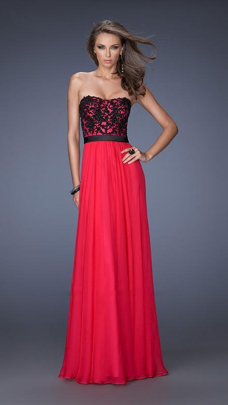 La Femme - Prom Dress 20068 in Red