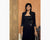 Daymor Couture - 2006 Brooch Accent Sleeveless Long Gown with Bolero in Black