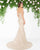 Mac Duggal - 20084D Strapless Lace Mermaid Gown In Gold