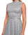 Mac Duggal Couture - 20090D Embellished High Neck Dress With Train In Silver