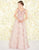 Mac Duggal Couture - 20092D Beaded Floral Embroidered A-line Dress in Pink