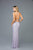 Scala - 48931 Fully Sequin Embellished Long Sheath Gown with Side slit In Purple