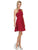 Dancing Queen - Lace Illusion Halter A-Line Dress 2010 in Red