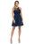 Dancing Queen - Lace Illusion Halter A-Line Dress 2010 in Blue